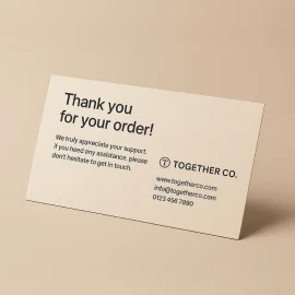 CUSTOM THANK YOU CARDS | 100X210 MM - Home | Centuryprint