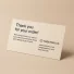 CARTES DE REMERCIEMENT PERSONNALISÉES | 100X210 MM - Início | Centu...