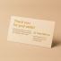 CUSTOM THANK YOU CARDS WITH FOIL STAMPING & EMBOSSING | 100X210 MM ...