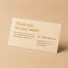 CUSTOM THANK YOU CARDS WITH FOIL STAMPING & EMBOSSING | 100X210 MM ...