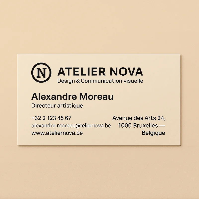 CARTES DE VISITE PERSONNALISÉES | 85X55 MM - Início | Centuryprint