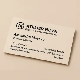 CARTES DE VISITE PERSONNALISÉES | 85X55 MM - Início | Centuryprint