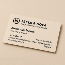 CARTES DE VISITE PERSONNALISÉES | 85X55 MM - Início | Centuryprint