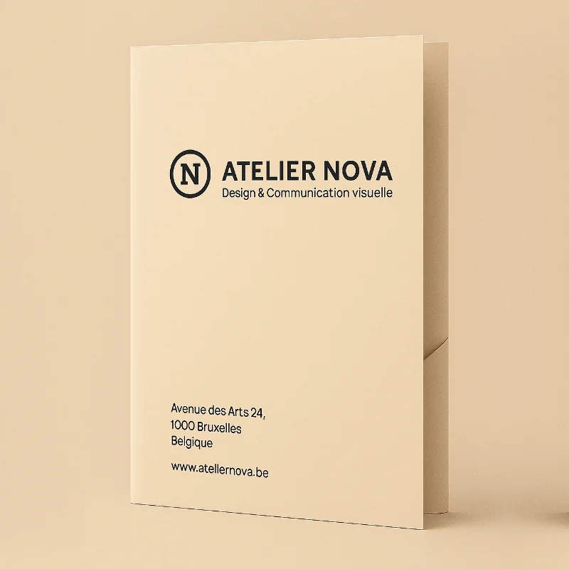CUSTOM FOLDER WITH FLAPS | 210X297 MM (OPEN 385X525 MM) - Home | Ce...
