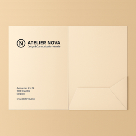CUSTOM FOLDER WITH FLAPS | 210X297 MM (OPEN 385X525 MM) - Home | Ce...
