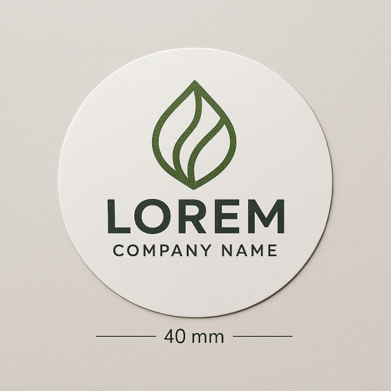 CUSTOM ROUND STICKERS | Ø 40 MM - Home | Centuryprint