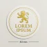 CUSTOM ROUND STICKERS WITH FOIL STAMPING & EMBOSSING | Ø 40 MM - Ho...