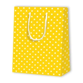 POLKA DOT PAPER BAG | 17.8x9.8x22.9 cm - Patterned Bags | Centuryprint