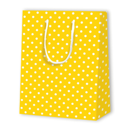 SAC PAPIER À POIS | 17,8x9,8x22,9 - Sacs à motif | Centuryprint