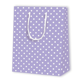 SAC PAPIER À POIS | 17,8x9,8x22,9 - Sacs à motif | Centuryprint