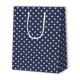 POLKA DOT PAPER BAG | 17.8x9.8x22.9 cm - Patterned Bags | Centuryprint