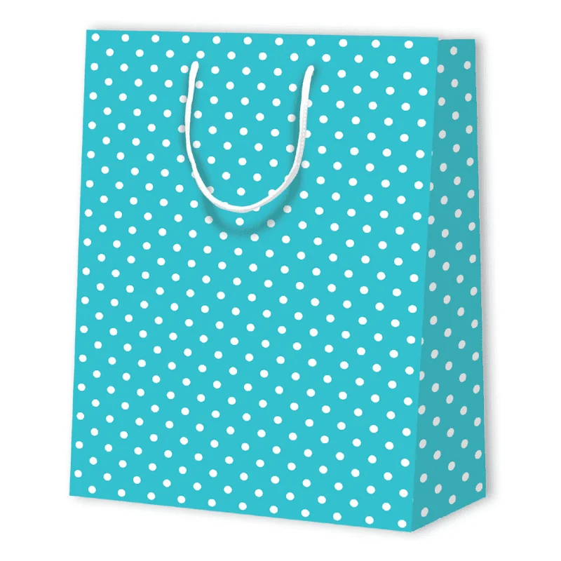 POLKA DOT PAPER BAG | 26x12,7x32,4 - Patterned Bags | Centuryprint