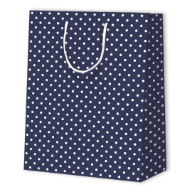 SAC PAPIER À POIS | 26x12,7x32,4 - Sacs à motif | Centuryprint