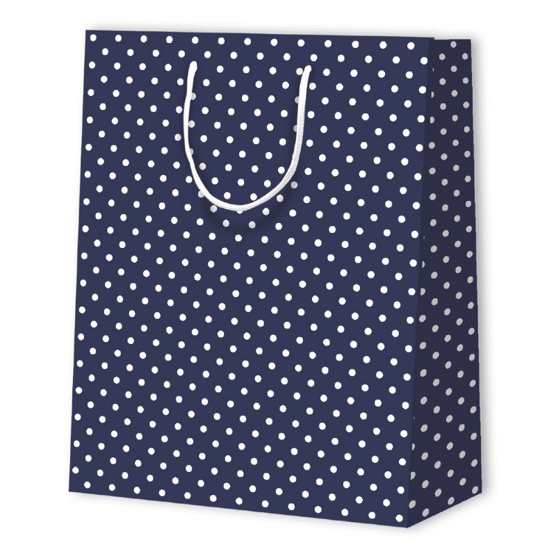 SAC PAPIER À POIS | 26x12,7x32,4 - Sacs à motif | Centuryprint
