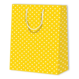SAC PAPIER À POIS | 26x12,7x22,9 - Sacs à motif | Centuryprint