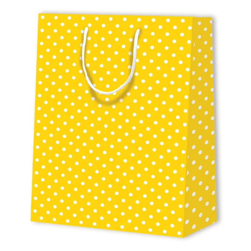 POLKA DOT PAPER BAG | 26x12,7x32,4 - Patterned Bags | Centuryprint