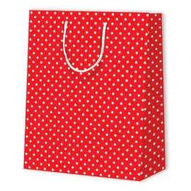 POLKA DOT PAPER BAG | 26x12,7x32,4 - Patterned Bags | Centuryprint