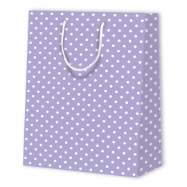 SAC PAPIER À POIS | 26x12,7x22,9 - Sacs à motif | Centuryprint