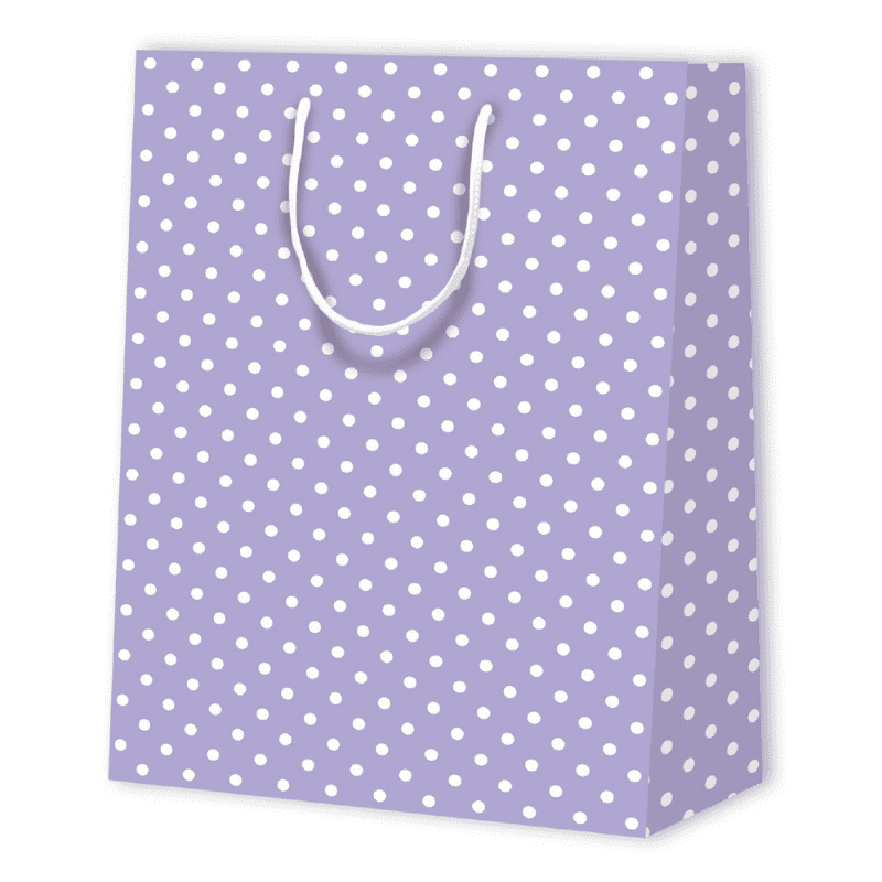 POLKA DOT PAPER BAG | 26x12,7x32,4 - Patterned Bags | Centuryprint
