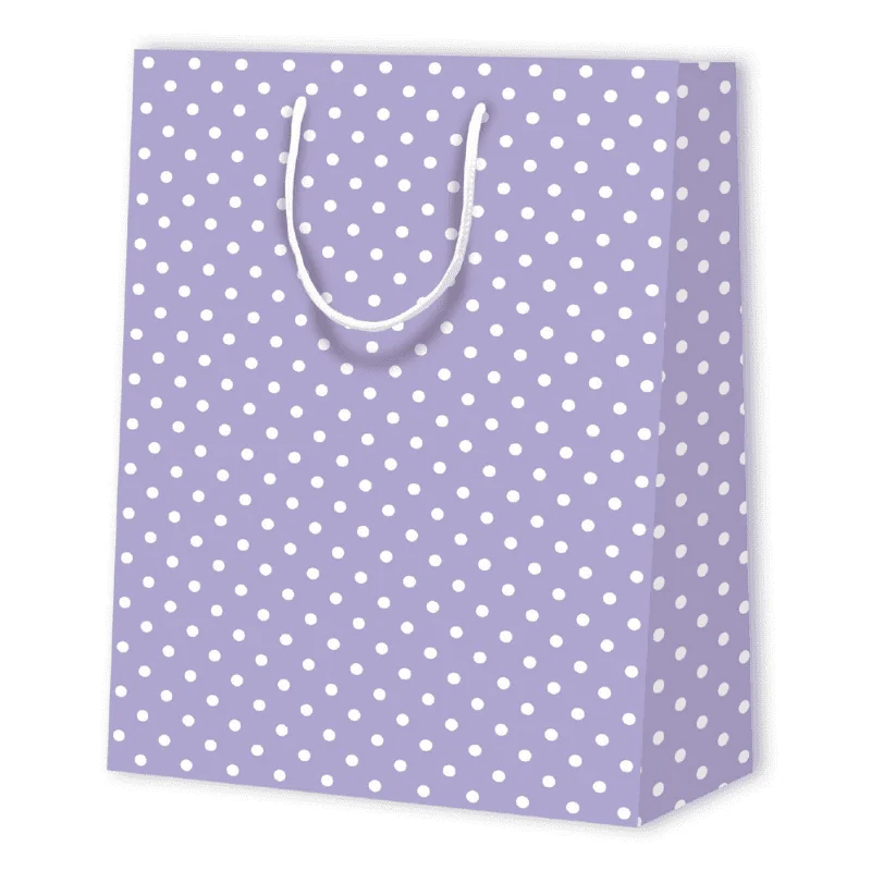 POLKA DOT PAPER BAG | 26x12,7x32,4 - Patterned Bags | Centuryprint