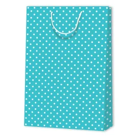 POLKA DOT PAPER BAG | 33x10,2x45,7 - Patterned Bags | Centuryprint