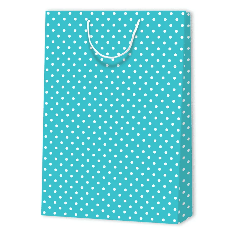 SAC PAPIER À POIS | 33x10,2x45,7 - Sacs à motif | Centuryprint