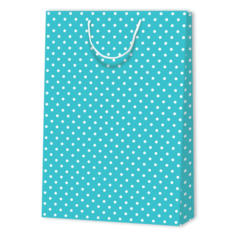 SAC PAPIER À POIS | 33x10,2x45,7 - Sacs à motif | Centuryprint