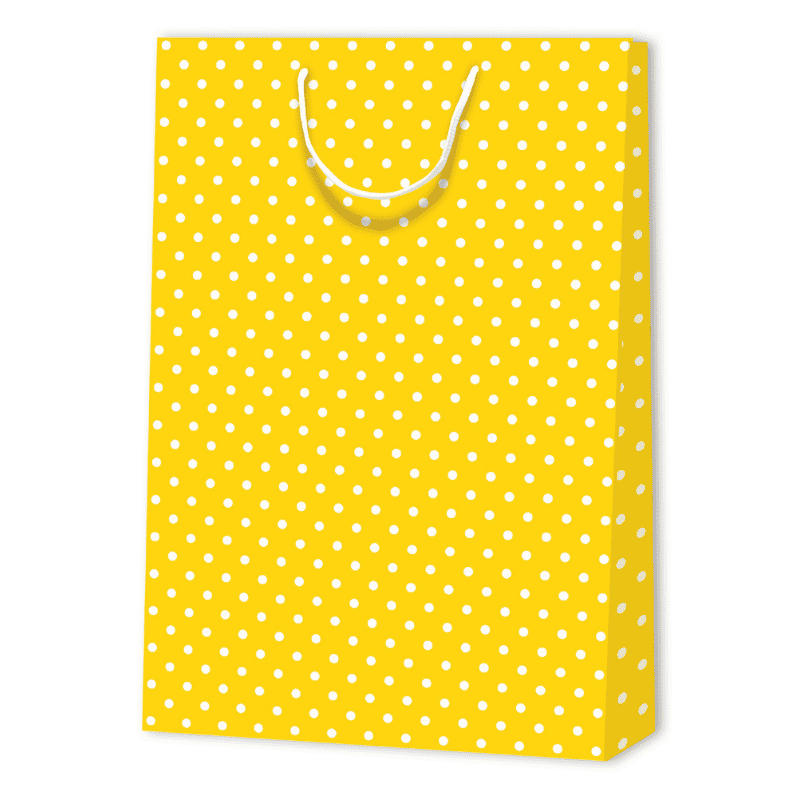 SAC PAPIER À POIS | 33x10,2x45,7 - Sacs à motif | Centuryprint