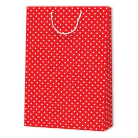 POLKA DOT PAPER BAG | 33x10,2x45,7 - Patterned Bags | Centuryprint