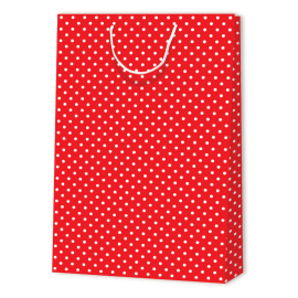 SAC PAPIER À POIS | 33x10,2x45,7 - Sacs à motif | Centuryprint