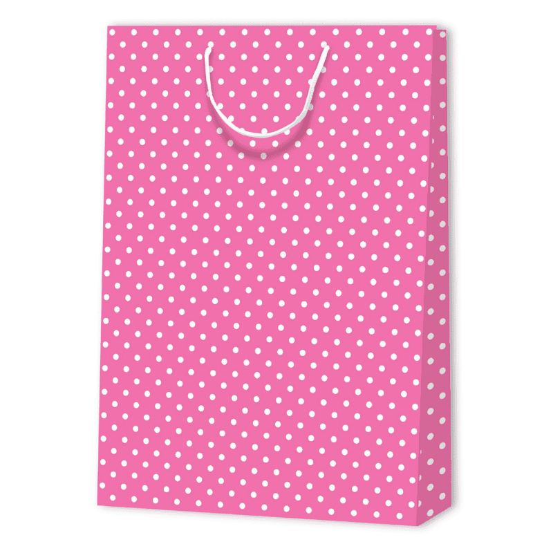 SAC PAPIER À POIS | 33x10,2x45,7 - Sacs à motif | Centuryprint