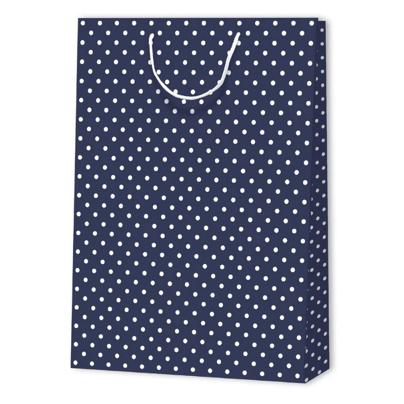 SAC PAPIER À POIS | 33x10,2x45,7 - Sacs à motif | Centuryprint