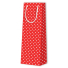 POLKA DOT PAPER BAG FOR BOTTLES | 12,3x7,8x36,2 - Patterned Bags | ...