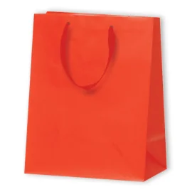 SAC PAPIER MAT LUX | 17,8x9,8x22,9 - Sac papier personnalisé Nobles...