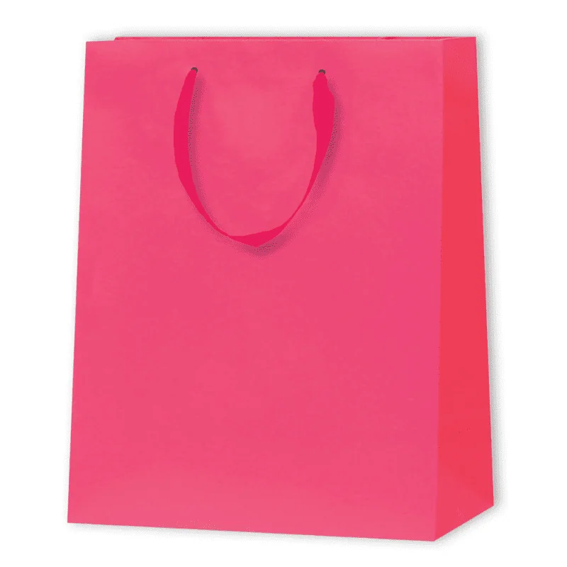 SAC PAPIER MAT LUX | 26x12,7x32,4 - Sac papier personnalisé Nobless...