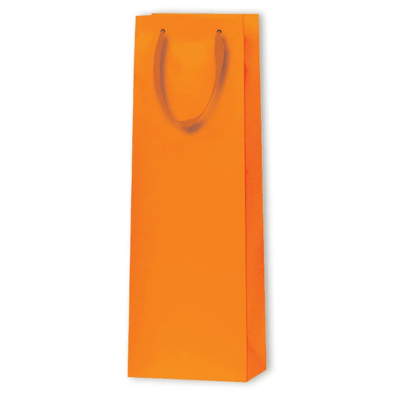 SAC PAPIER MAT LUX POUR BOUTEILLES | 12,3x7,8x36,2 - Sac papier per...