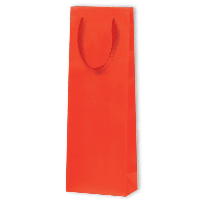 MATTE LUX PAPER BAG FOR BOTTLES | 12,3x7,8x36,2 - Noblesse | Centur...