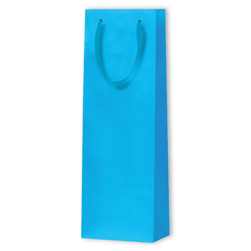 MATTE LUX PAPER BAG FOR BOTTLES | 12,3x7,8x36,2 - Noblesse | Centur...