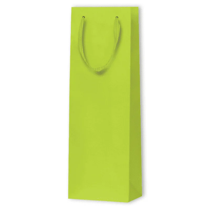 MATTE LUX PAPER BAG FOR BOTTLES | 12,3x7,8x36,2 - Noblesse | Centur...