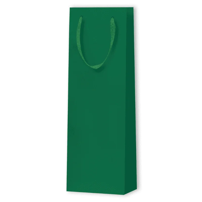 SAC PAPIER MAT LUX POUR BOUTEILLES | 12,3x7,8x36,2 - Sac papier per...