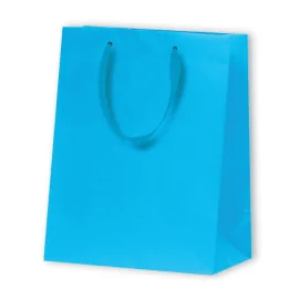 SAC PAPIER MAT LUX | 11,1x6,2x13,7 - Sac papier personnalisé Nobles...