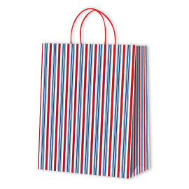 STRIPED PATTERN PAPER BAG - Patterned Bags | Centuryprint