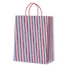 SAC PAPIER À MOTIFS LIGNÉS | 17,8x9,8x22,9 - Sacs à motif | Century...