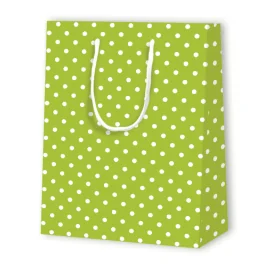 POLKA DOT PAPER BAG | 17.8x9.8x22.9 cm - Patterned Bags | Centuryprint