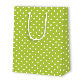 SAC PAPIER À POIS | 17,8x9,8x22,9 - Sacs à motif | Centuryprint
