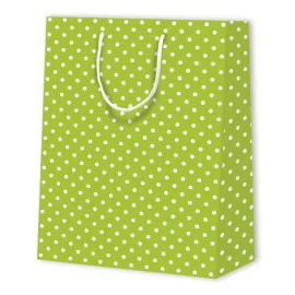 SAC PAPIER À POIS | 26x12,7x22,9 - Sacs à motif | Centuryprint
