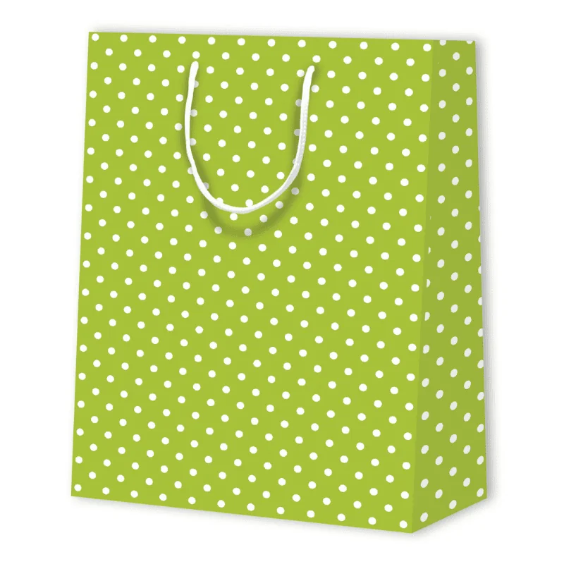 POLKA DOT PAPER BAG | 26x12,7x32,4 - Patterned Bags | Centuryprint
