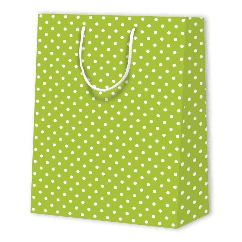 SAC PAPIER À POIS | 26x12,7x32,4 - Sacs à motif | Centuryprint