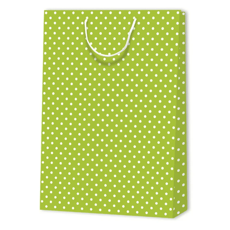 POLKA DOT PAPER BAG | 33x10,2x45,7 - Patterned Bags | Centuryprint