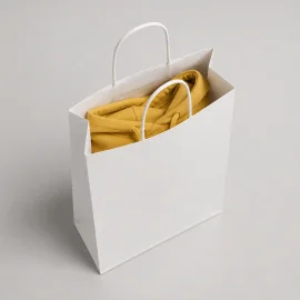 SAC EN PAPIER À POIGNÉE TORSIALE | 30 x 22 x 10 cm - Home | Century...